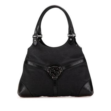 Gucci Canvas Reins Shoulder Bag