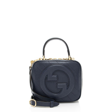 Gucci Diagonal Stitched Calfskin Blondie Top Handle