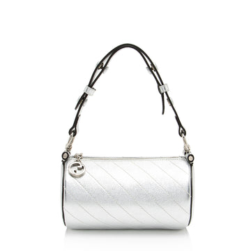 Gucci Metallic Calfskin Blondie Mini Barrel Bag