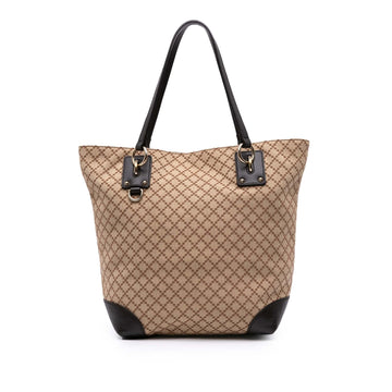 Gucci Diamante Canvas Vertical Charm Tote