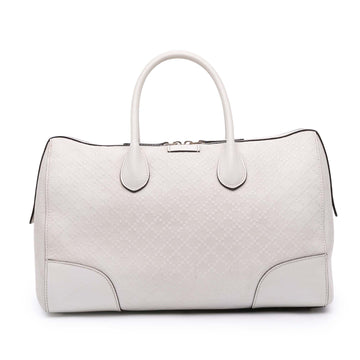 Gucci Diamante Leather Boston Bag