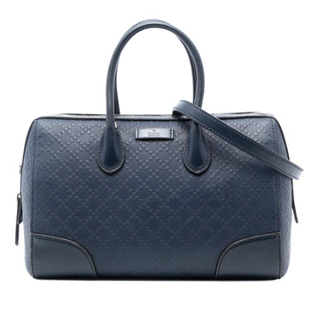 Gucci Diamante Leather Boston Bag
