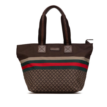 Gucci Diamante Nylon Web Tote
