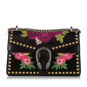Gucci Dionysus Embroidered Studded Shoulder Bag (SHG-35202)