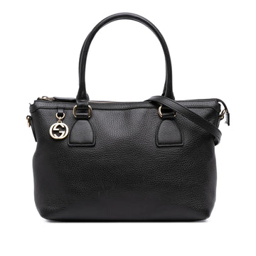 Gucci Dollar Calfskin GG Charm Satchel