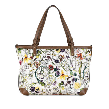 Gucci Flora Canvas Craft Tote (SHG-7nJYvD)