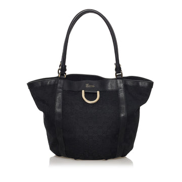 Gucci GG Abbey D-Ring Canvas Tote Bag (SHG-32393)