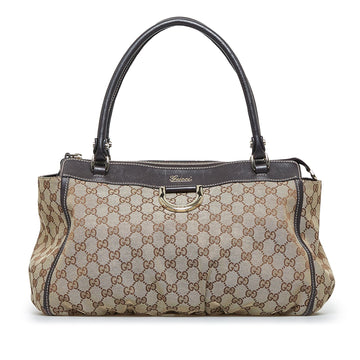 Gucci GG Canvas Abbey D-Ring Handbag (SHG-GWndsi)