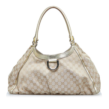 Gucci GG Canvas Abbey D-Ring Handbag (SHG-lm4hGR)