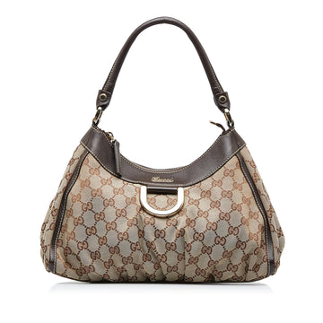 Gucci GG Canvas Abbey D-Ring Handbag (SHG-GBqf3P)