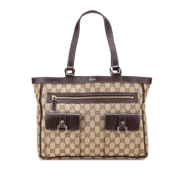 Gucci GG Canvas Abbey D Ring Pocket Tote
