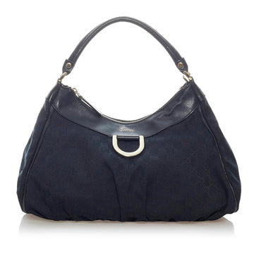 Gucci GG Canvas Abbey D-Ring Shoulder Bag (SHG-36145)