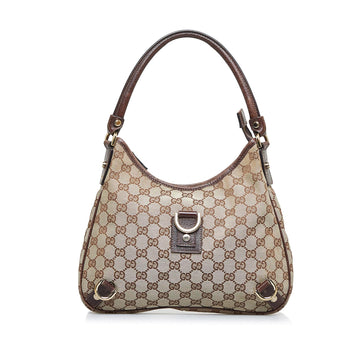 Gucci GG Canvas Abbey D-Ring Shoulder Bag (SHG-Kzprwn)