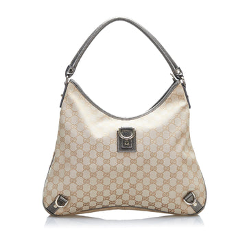 Gucci GG Canvas Abbey D-Ring Shoulder Bag (SHG-L79YSK)