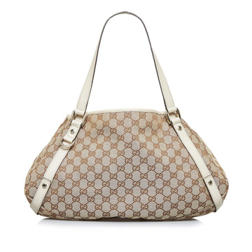 Gucci GG Canvas Abbey D-Ring Shoulder Bag (SHG-7lrnKn)
