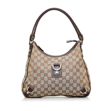 Gucci GG Canvas Abbey D-Ring Shoulder Bag (SHG-eLZmsk)