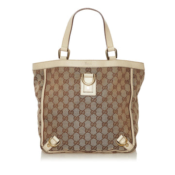 Gucci GG Canvas Abbey D-Ring Tote Bag (SHG-36170)