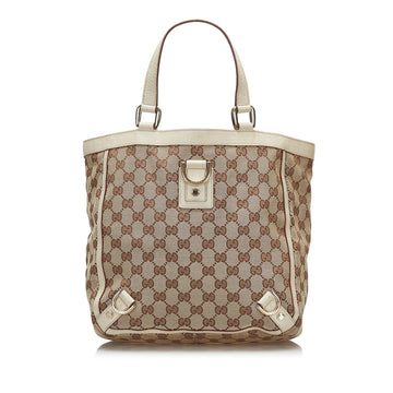 Gucci GG Canvas Abbey D-Ring Tote Bag (SHG-36176)