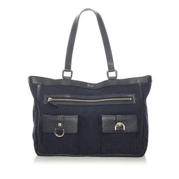 Gucci GG Canvas Abbey D Ring Tote Bag (SHG-37227)