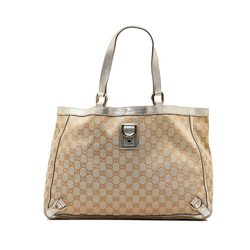 Gucci GG Canvas Abbey D-Ring Tote (SHG-OsQin9)