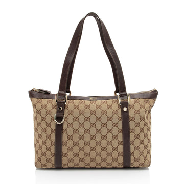Gucci GG Canvas Abbey Medium Tote (SHF-3Yofcp)