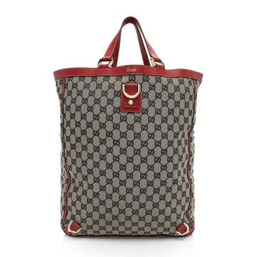Gucci GG Canvas Abbey D Ring N/S Tote (SHF-cX7Zjk)
