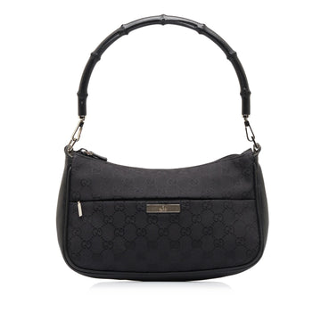 Gucci GG Canvas Bamboo Baguette (SHG-kSjf51)