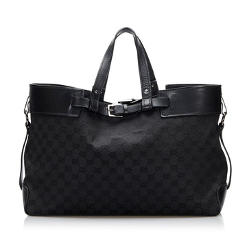 Gucci GG Canvas Belt Tote Bag (SHG-7hmL1J)