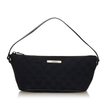 Gucci GG Canvas Boat Baguette (SHG-36162)
