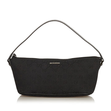 Gucci GG Canvas Boat Baguette (SHG-36577)