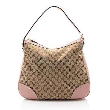 Gucci GG Canvas Bree Large Hobo (SHF-4sIfHM)