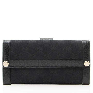 Gucci GG Canvas Charmy Continental Wallet