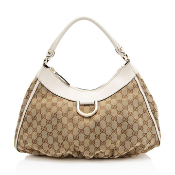 Gucci GG Canvas D Ring Large Hobo