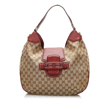Gucci GG Canvas Dressage Satchel (SHG-cEIFzj)