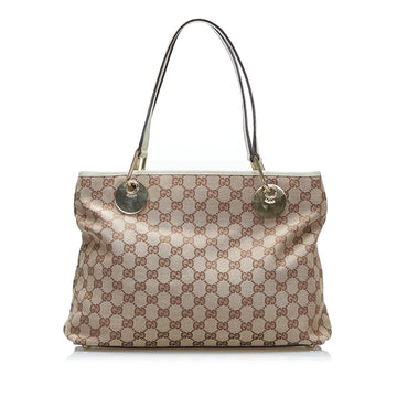 Gucci GG Canvas Eclipse Tote (SHG-y7kFVR)
