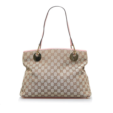 Gucci GG Canvas Eclipse Tote (SHG-YupSAN)