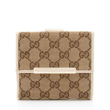 Gucci GG Canvas French Wallet (SHF-lnQont)