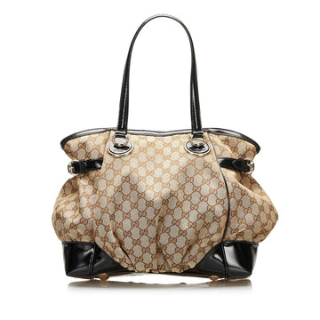 Gucci GG Canvas Full Moon Tote Bag (SHG-36496)