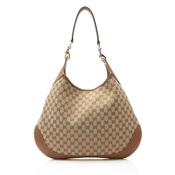 Gucci GG Canvas B Large Shoulder Bag