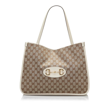 Gucci GG Canvas Horsebit 1955 (SHG-Ks7vuB)