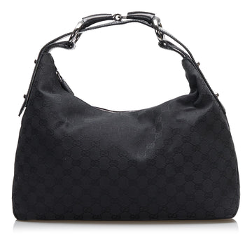 Gucci GG Canvas Horsebit Hobo (SHG-36979)