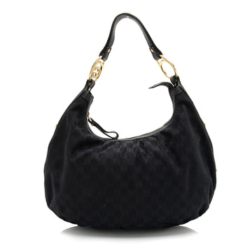 Gucci GG Canvas Interlocking G Medium Hobo (SHF-23929)