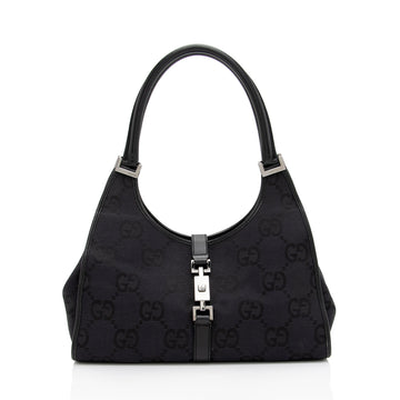 Gucci GG Canvas Jackie Small Shoulder Bag (SHF-Ajw7gP)