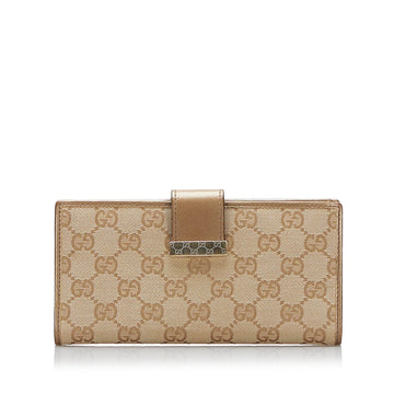 Gucci GG Canvas Long Wallet (SHG-gzModk)