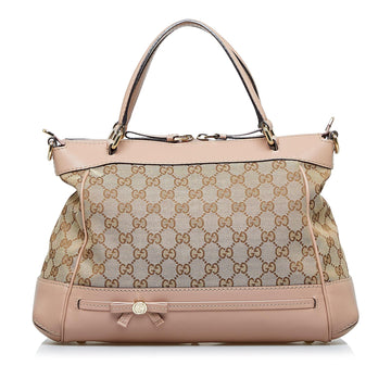 Gucci GG Canvas Mayfair Satchel (SHG-faYZKh)