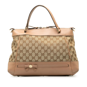 Gucci GG Canvas Mayfair Satchel (SHG-hKKYOc)