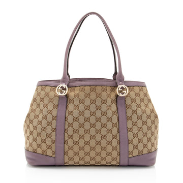 Gucci GG Canvas Miss GG Tote (SHF-yLtJuh)