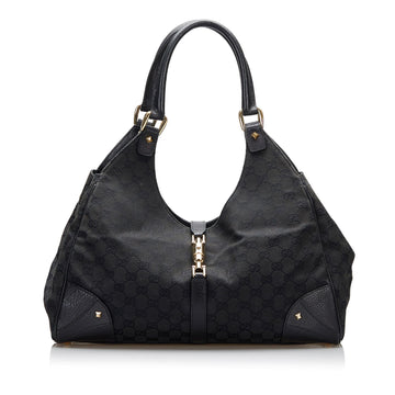 Gucci GG Canvas Nailhead Jackie (SHG-YZOZQj)