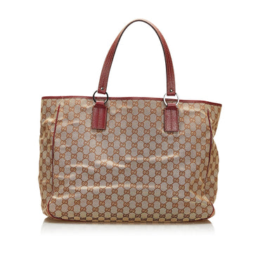 Gucci GG Canvas O-Ring Tote (SHG-qkTvWM)