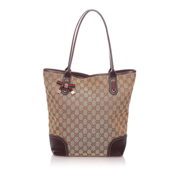 Gucci GG Canvas Princy Tote Bag (SHG-29182)